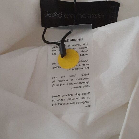 Blessed are the Meek Cape Blazer Ivory Medium - Picture 10 of 10